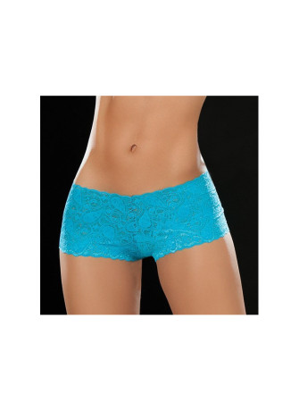 Boyshort dentelle Turquoise - MAL90TUR